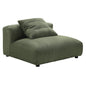 Solace Modular Corduroy Upholstered Armless Chair by Modway