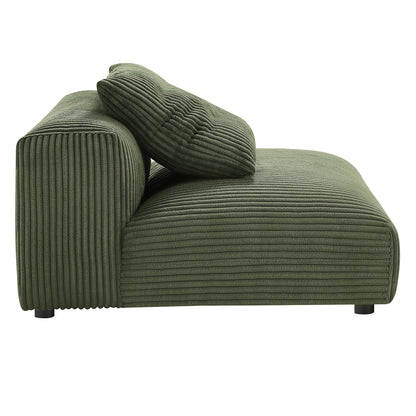 Solace 3-Piece Modular Corduroy Upholstered Sectional Sofa by Modway
