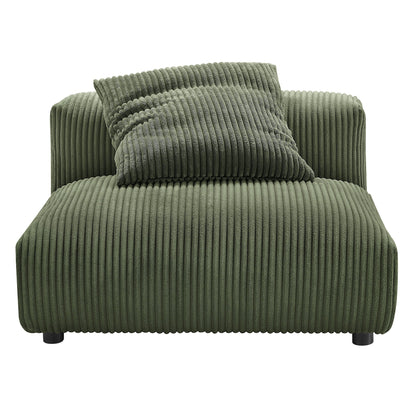 Solace Modular Corduroy Upholstered Armless Chair by Modway