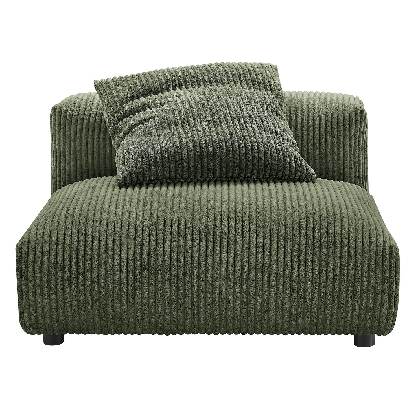 Solace 4-Piece Modular Corduroy Upholstered Sectional Sofa by Modway