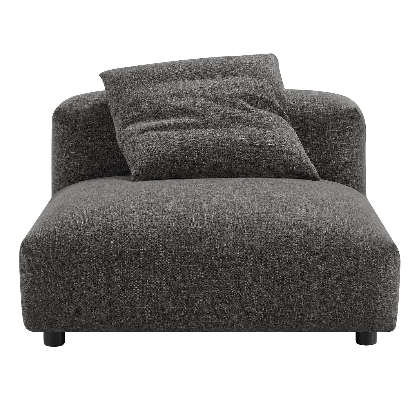 Solace Modular Upholstered Fabric Armless Chair by Modway