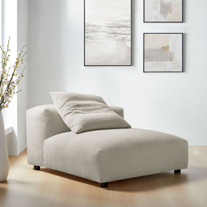 Solace Modular Upholstered Fabric Armless Chair by Modway