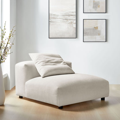 Solace Modular Upholstered Fabric Armless Chair by Modway