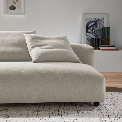 Solace Modular Upholstered Fabric Armless Loveseat by Modway