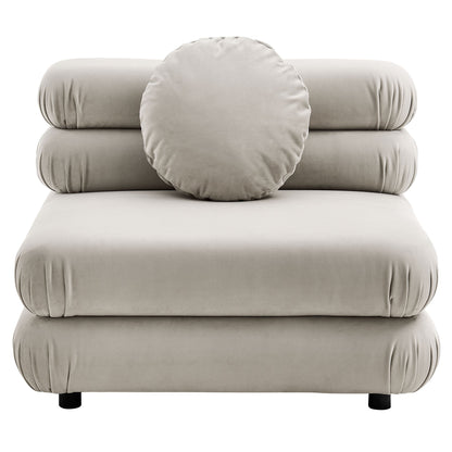 Jubilee Modular Performance Velvet Armless Chair by Modway