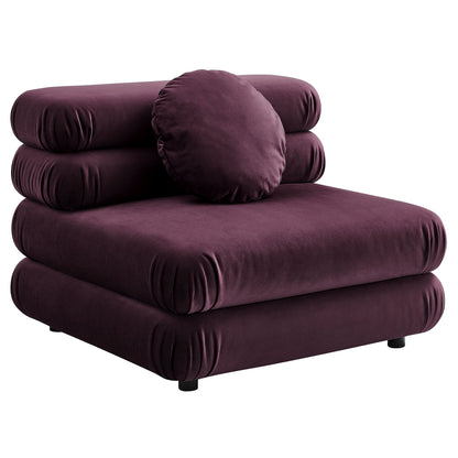 Jubilee Modular Performance Velvet Armless Chair by Modway