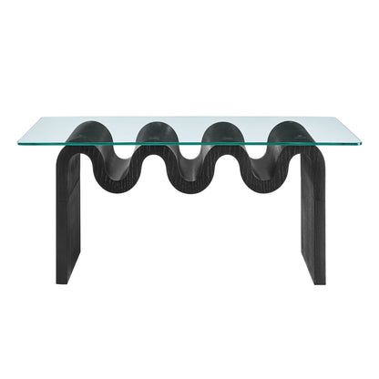 Ondine Glass Top Coffee Table by Modway