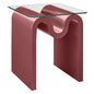 Ondine Glass Top Side Table by Modway
