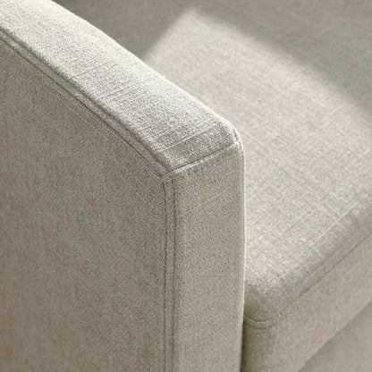 Serene Linen Slipcovered Swivel Armchair by Modway
