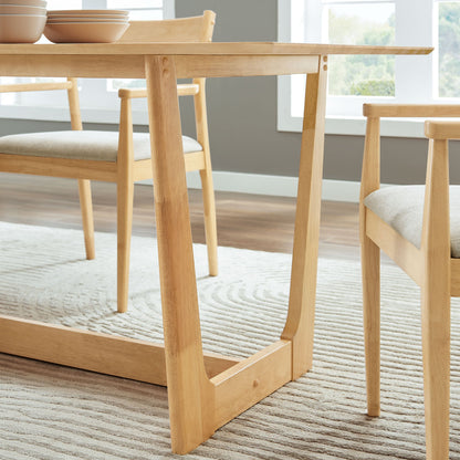 Solara 71" Rectangle Wood Dining Table by Modway