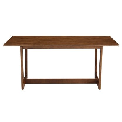 Solara 71" Rectangle Wood Dining Table by Modway