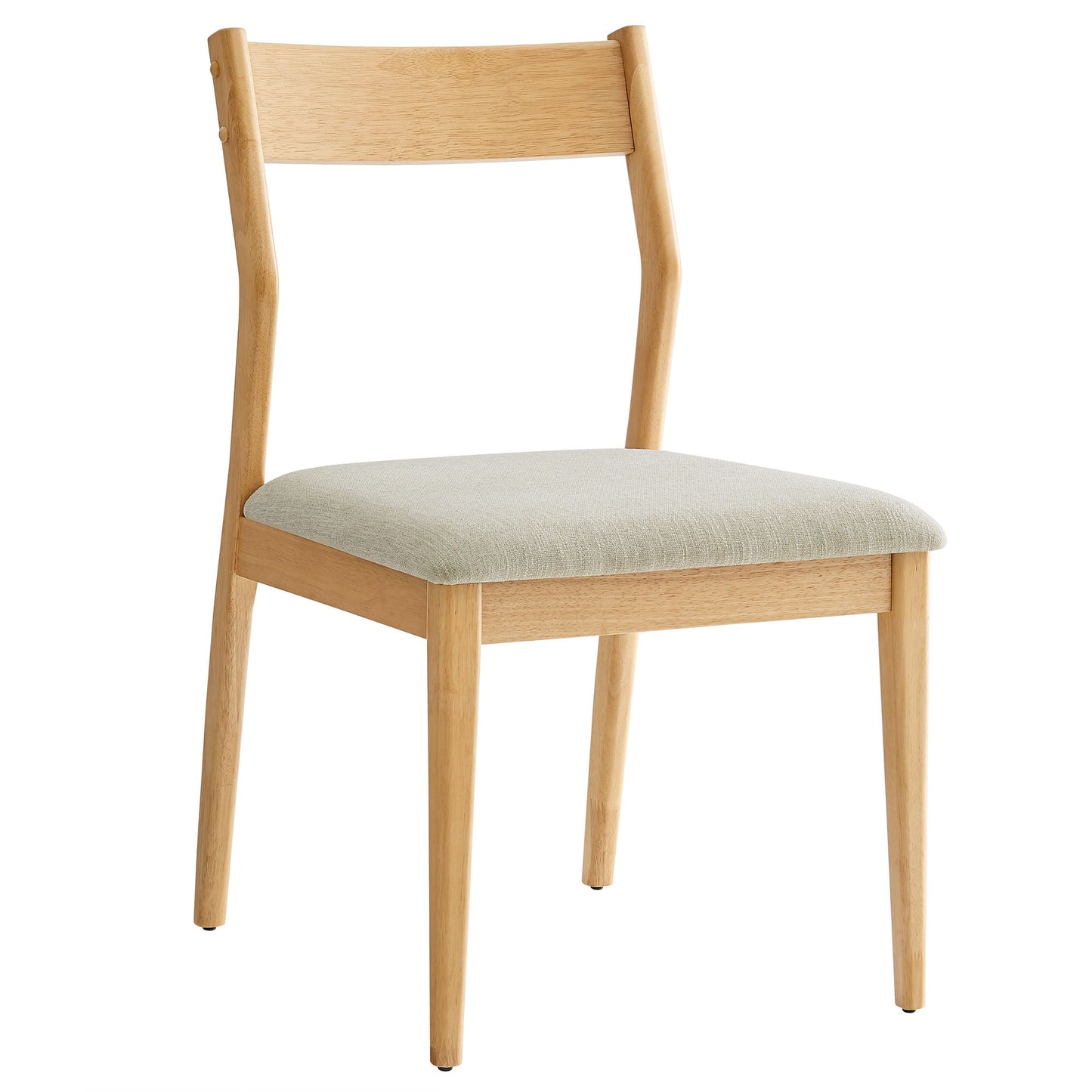 Solara 7-Piece Wood Dining Set with Fabric Upholstered Side Chairs by Modway
