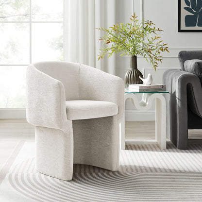 Verity Chenille Dining Armchair by Modway