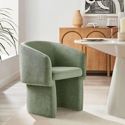Verity Chenille Dining Armchair by Modway