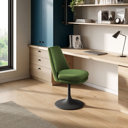 Lippa Performance Velvet Swivel Dining Chair by Modway
