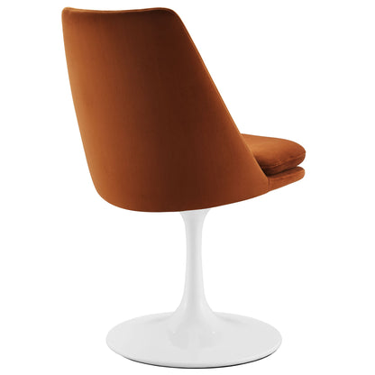 Lippa Performance Velvet Swivel Dining Chair by Modway