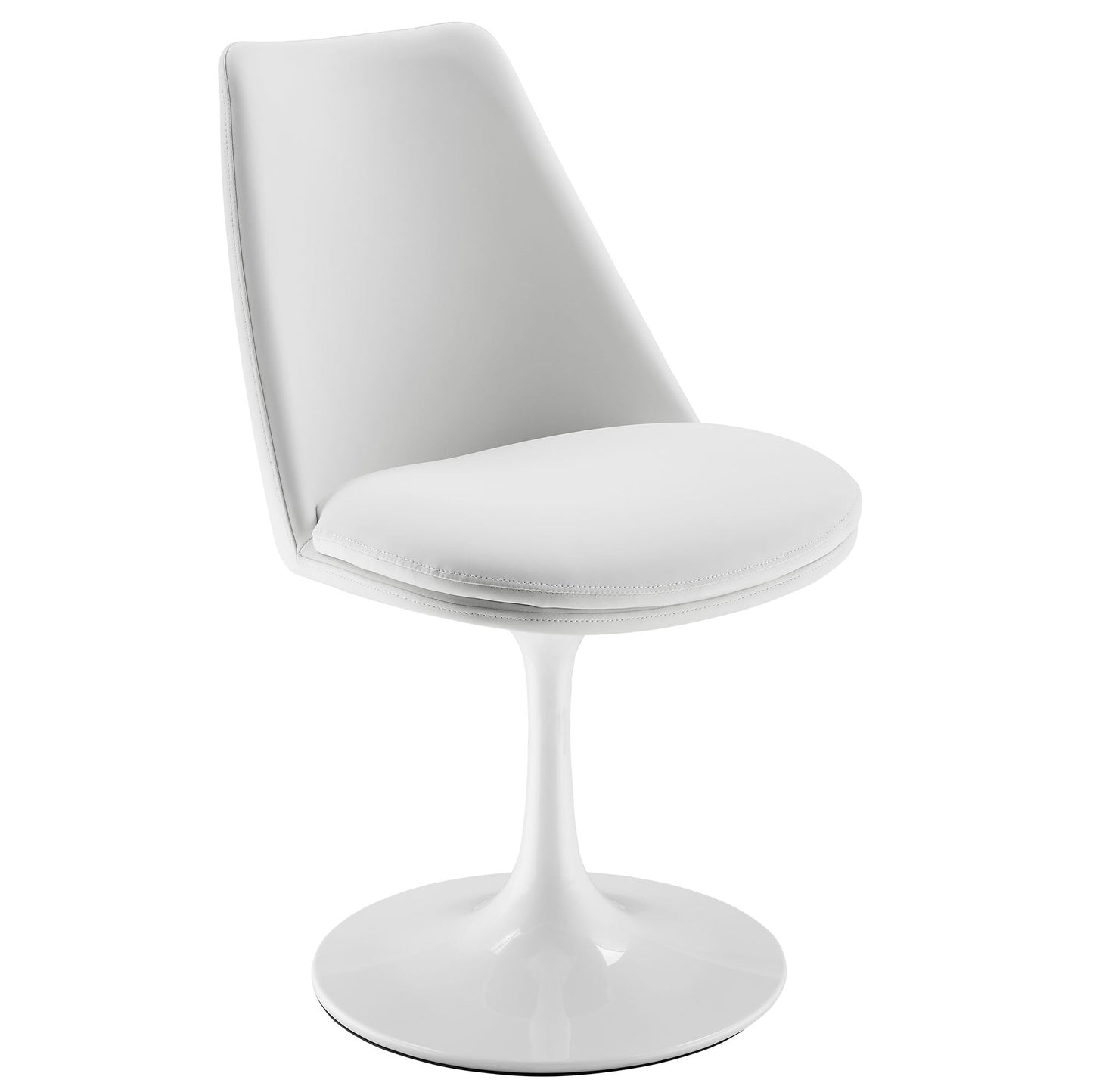 Lippa Vegan Leather Swivel Dining Chair by Modway