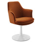 Lippa Performance Velvet Swivel Dining Armchair by Modway