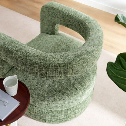 Jaylin Upholstered Chenille Accent Chair by Modway