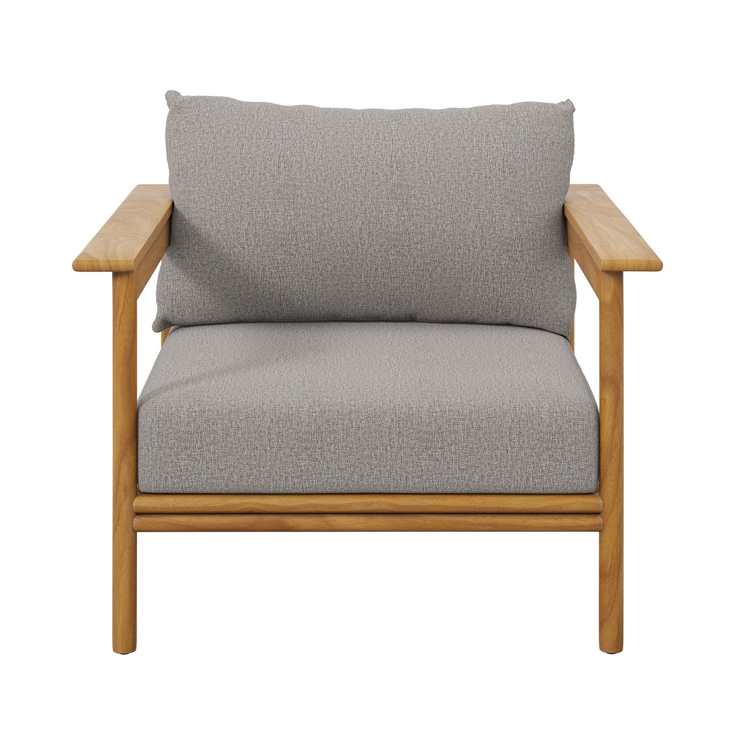 Wren Outdoor Patio Teak Wood Armchair Set of 2 by Modway