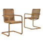 Abacus Outdoor Patio Wicker Dining Chairs Set of 2 by Modway