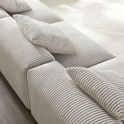 Solace 3-Piece Modular Corduroy Upholstered Sofa by Modway