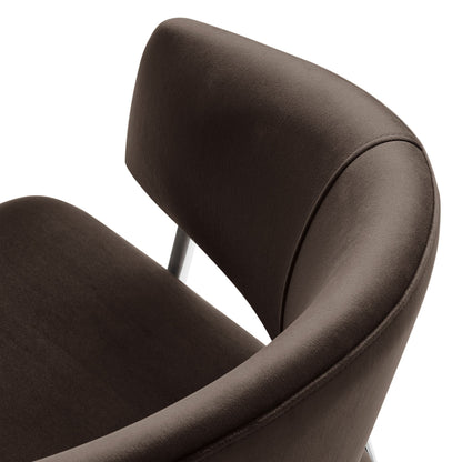 Nella Upholstered Performance Velvet Dining Chair Set of 2 by Modway