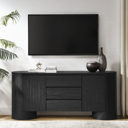 Duval 71" Rounded Sideboard Storage Cabinet by Modway