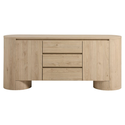Duval 71" Rounded Sideboard Storage Cabinet by Modway