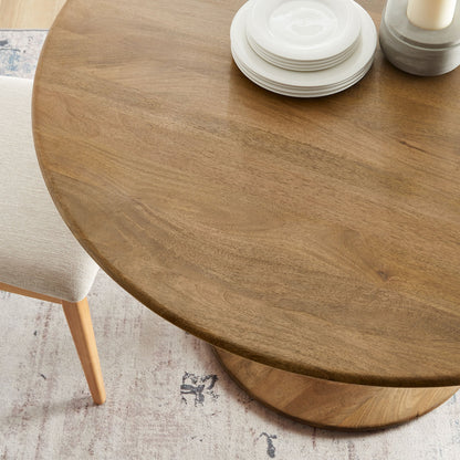 Lippa 48" Round Solid Wood Dining Table by Modway