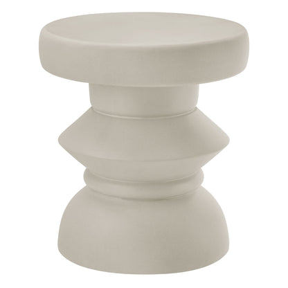 Terza Indoor - Outdoor Patio Concrete Side Table by Modway