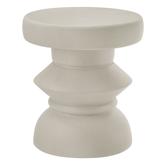 Terza Indoor - Outdoor Patio Concrete Side Table by Modway