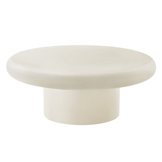 Argos Indoor - Outdoor Patio Concrete Round Coffee Table by Modway
