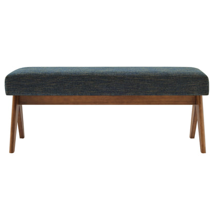 Lyra 47" Fabric Upholstered Bench by Modway