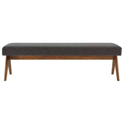 Lyra 63" Fabric Upholstered Bench by Modway