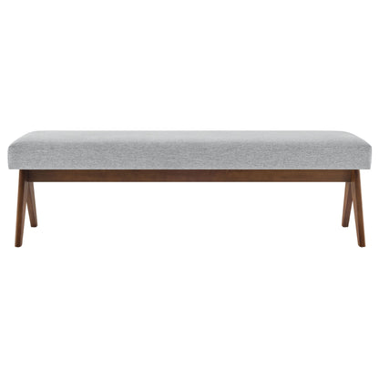 Lyra 63" Fabric Upholstered Bench by Modway