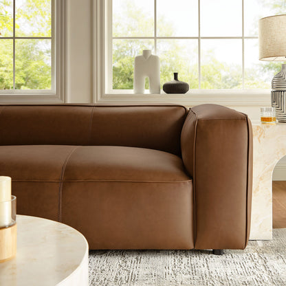 Auren Upholstered Vegan Leather Sofa by Modway