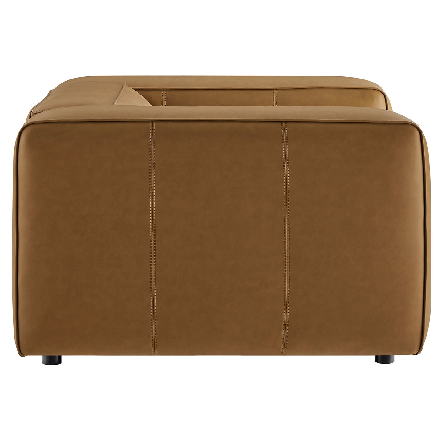 Auren Upholstered Vegan Leather Modular Armchair by Modway