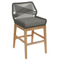 Wellspring Outdoor Patio Teak and Rope Counter Stool by Modway