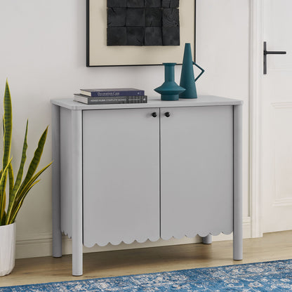 Emmeline 35" 2-Door Scalloped Sideboard Cabinet by Modway
