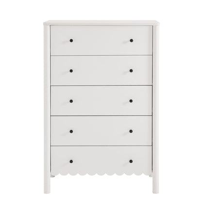 Emmeline Scalloped 5-Drawer Chest by Modway