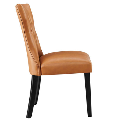 Silhouette Dining Vinyl Side Chair by Modway