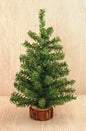 Mini Tree with Wood Base 12" (Pack of 4)