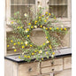 Yellow Wildflowers Wreath 22"