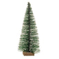 Snowy Bottle Brush Tree 6" (Pack of 4)