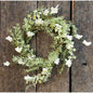 White Lobelia Candle Ring 4.5" (Pack of 2)