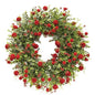 Garden Bliss Wreath Red