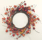 Pumpkin Pod Wreath 4" (Pack of 2)