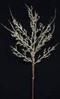 Glitter Twig Spray Platinum  (Pack of 4)