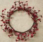 Red Bean Berry Ring - 6-1/2" (Pack of 4)